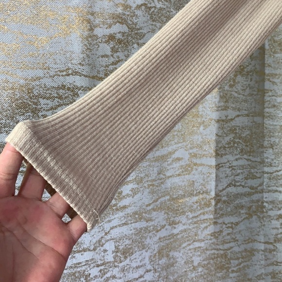 Fashion Nova cream open duster/cardigan Jacket size S - Picture 5 of 10